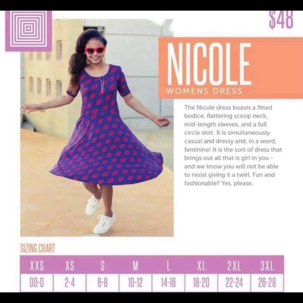 Lularoe Nicole and a Nicole Outfit